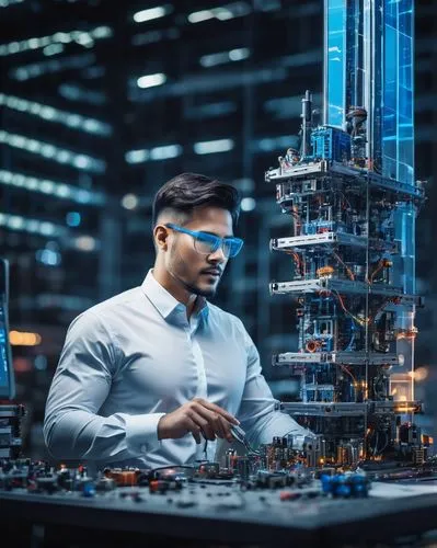 technologist,thyssenkrupp,cios,engineer,industry 4,cyber glasses,globalfoundries,manufacturera,technological,man with a computer,industrializing,siemens,women in technology,multinacionales,hvdc,manufacturability,blur office background,industrija,automation,cybersmith,Conceptual Art,Fantasy,Fantasy 02