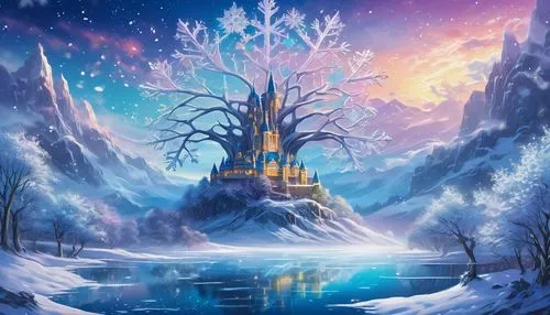 winter background,winter forest,snow tree,glory of the snow,ice castle,magic tree,eternal snow,fantasy picture,snow landscape,fantasy landscape,winter dream,infinite snow,snowy tree,winter landscape,treemsnow,elven forest,snowy landscape,snow trees,snow scene,winter tree,Conceptual Art,Daily,Daily 24