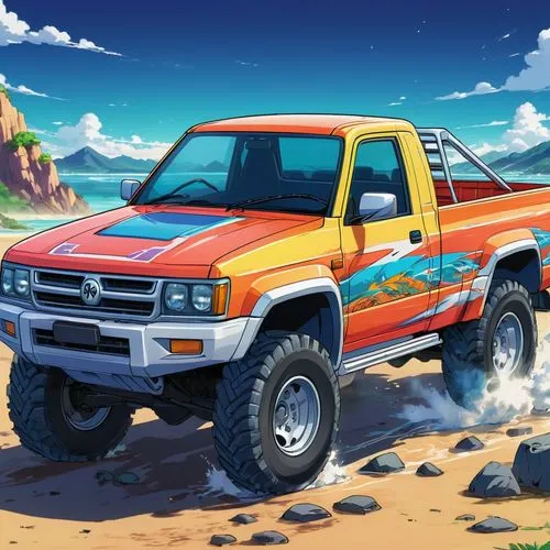 subaru rex,yota,isuzu,kiyota,isuzuki,hilux,Illustration,Japanese style,Japanese Style 03