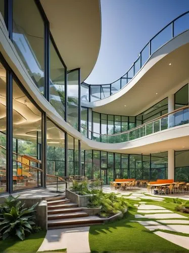 embl,seidler,blavatnik,modern architecture,modern office,atriums,school design,technion,gensler,biotechnology research institute,infosys,wintergarden,glass facade,phototherapeutics,glass wall,technopark,neutra,insead,glass building,genzyme,Illustration,Paper based,Paper Based 13