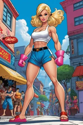 strongwoman,kolin,sfv,chun,muscle woman,zangief,cammy,ronda,girlfight,gym girl,adora,workout icons,pugilistica,uderzo,kinnikuman,kickboxing,sagat,shadaloo,speegle,windjammers,Illustration,American Style,American Style 13