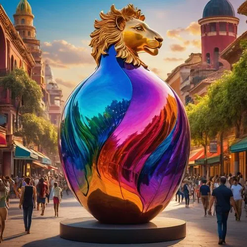 phoenix rooster,alebrije,rainbow rabbit,shanghai disney,tokyo disneysea,lion fountain,mardi gras,koons,mozilla,colorful horse,colorful glass,unicorn art,glasscock,tlaquepaque,glass vase,figment,colorful spiral,painting easter egg,animal kingdom,glass sphere,Photography,General,Commercial