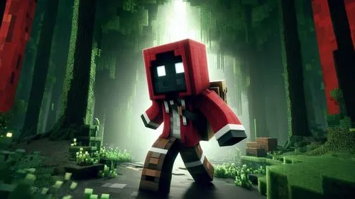 enderle,sharockman,forest man,voxel,lucraft,minecraft