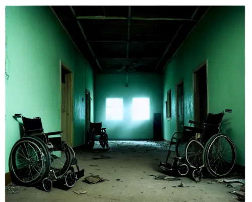 wheelchairs,wheelchair,wheel chair,sanatorium,abled,disabilities,sanitorium,sanitarium,disability,abandoned room,leprosarium,asylum,treatment room,hospital ward,hospicio,therapy room,paralysed,hospital,asylums,disablement,Photography,Black and white photography,Black and White Photography 07