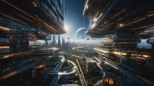 futuristic landscape,futuristic architecture,metropolis,scifi,fractal environment,virtual landscape,sci - fi,sci-fi,urbanization,dubai marina,sky space concept,hudson yards,fantasy city,sci fi,dystopian,kirrarchitecture,skycraper,cities,cityscape,panoramical