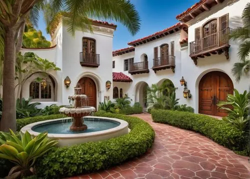 mizner,hacienda,luxury home,palmilla,courtyards,florida home,luxury property,mansion,santa barbara,spanish tile,las olas suites,mansions,courtyard,beautiful home,fisher island,palmbeach,luxury real estate,bendemeer estates,montecito,royal palms,Art,Classical Oil Painting,Classical Oil Painting 17