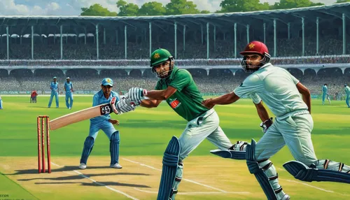 first-class cricket,cricket,bangladesh,cricketer,test cricket,cricket umpire,bat-and-ball games,mahendra singh dhoni,game illustration,cricket bat,sachin tendulkar,cricket ball,lahore,limited overs cricket,bangladesh bdt,cricket helmet,traditional sport,bangladeshi taka,oil painting on canvas,baseball drawing,Illustration,Retro,Retro 14