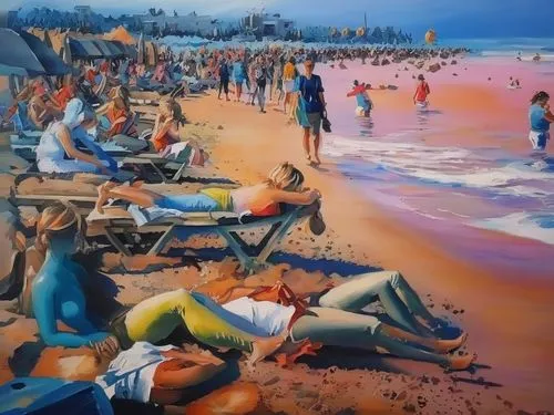 people on beach,lido di ostia,summer beach umbrellas,the people in the sea,beach goers,beach landscape,the touquet,beach chairs,bondi beach,marathias beach,pink beach,cuba beach,sea beach-marigold,sea