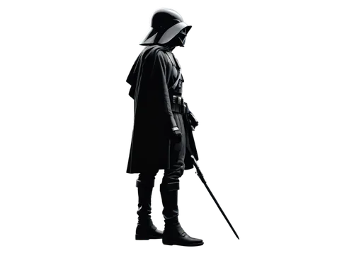 darth wader,assassin,scythe,grim reaper,man silhouette,hooded man,3d stickman,swordsman,imperial coat,swordsmen,guard,mannequin silhouettes,musketeer,silhouette of man,assassins,quarterstaff,darth vader,the silhouette,pilgrim,black coat,Conceptual Art,Sci-Fi,Sci-Fi 15