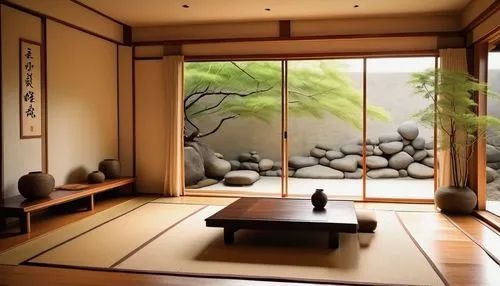 japanese-style room,ryokan,tea ceremony,japanese zen garden,zen garden,ryokans,tatami,chanoyu,zen stones,dojo,japanese art,onsen,teahouse,shoin,background with stones,teahouses,japanese garden ornament,japanese shrine,japanese style,zen,Conceptual Art,Daily,Daily 32