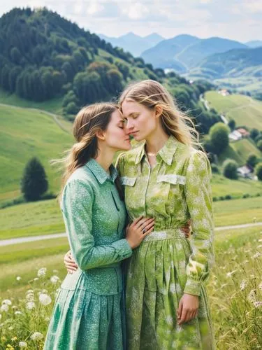 sound of music,aaaa,wlw,avalance,dirndl,green summer,Photography,Fashion Photography,Fashion Photography 25