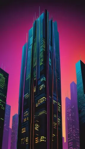 cybercity,highrises,cybertown,megacorporation,supertall,high rises,tall buildings,megapolis,skyscraping,skyscrapers,megacorporations,skyscraper,mainframes,cyberworld,monoliths,coruscant,oscorp,skycraper,urban towers,shinjuku,Illustration,Vector,Vector 09