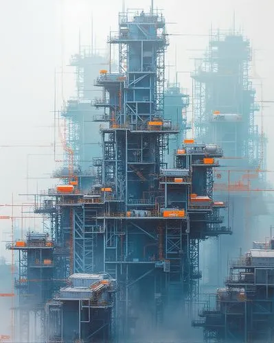 enengy building analysis, add colors and charts




















,an image of some type of industrial machinery,oil platform,oil rig,industrial landscape,oil refinery,refineries,falsework,seadrill,