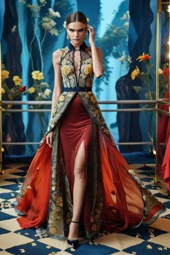 قماش,the beautiful model is in an elegant dress,queen of hearts,emperatriz,queenly,queen,celtic queen,queen cage