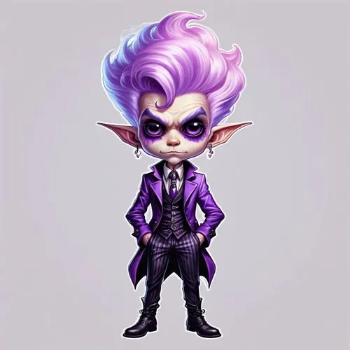 vladislaus,heimerdinger,violet head elf,adirek,narcissa,heimer,Illustration,Abstract Fantasy,Abstract Fantasy 11