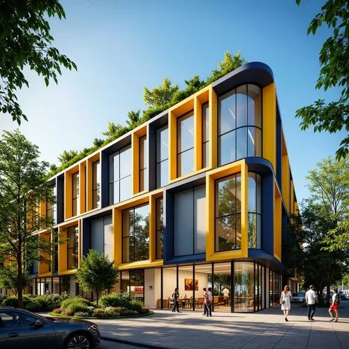 arkitekter,reclad,cohousing,gronkjaer,europan,multistoreyed,modern building,school design,passivhaus,3d rendering,kerava,appartment building,modern architecture,cubic house,savills,maisonettes,architektur,cladding,newbuilding,mipim