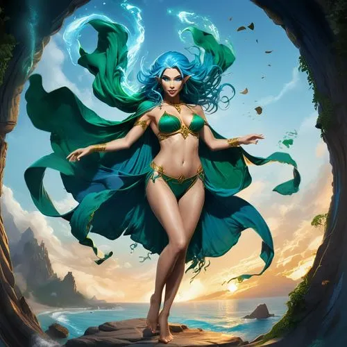 dryad,merfolk,atlantean,amphitrite,inara,naiad,Conceptual Art,Fantasy,Fantasy 02