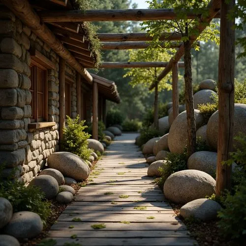 wooden path,japanese garden,japanese garden ornament,walkway,pathway,japan garden,japanese zen garden,zen garden,ryokan,korean folk village,sake gardens,stone garden,forest path,landscaping,ryokans,nature garden,hiking path,climbing garden,pathways,background with stones