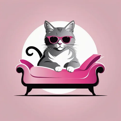 pink cat,pink chair,pink background,cat vector,the pink panter,tea party cat,pink vector,cartoon cat,the pink panther,pink panther,dribbble,rocking chair,cat cartoon,dribbble icon,cat image,my clipart,shopping cart icon,chaise longue,tiktok icon,domestic cat,Unique,Design,Logo Design