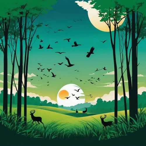 animal silhouettes,background vector,mobile video game vector background,halloween background,nature background,cartoon video game background,Unique,Design,Logo Design