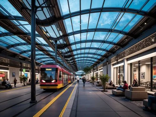 britomart,friedrichstrasse,randstadrail,trainshed,eurostarzug,elevated railway,metrolink,hauptbahnhof,light rail train,citiseconline,carreau,light rail,flexity,metropolia,leidseplein,tramlink,ringbahn,dlr,hbf,pasila