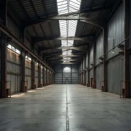 empty factory,industrial hall,hangars,factory hall,hangar,warehouse,warehouses,carreau,warehousing,empty interior,linthouse,dogpatch,usine,steelyard,locomotive shed,empty hall,trainshed,keersmaeker,sachsenhausen,storehouse,Photography,General,Realistic