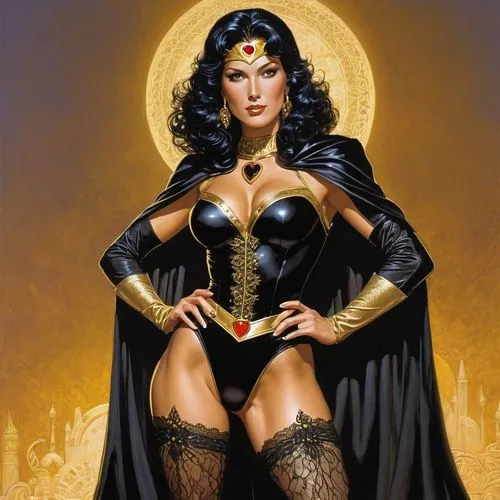 wonderwoman,selina,super heroine,themyscira,goddess of justice,super woman,Illustration,American Style,American Style 07