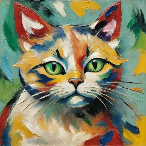 cat portrait,calico cat,cat vector,pet portrait,cat,animal portrait,painting technique,calico,watercolor cat,drawing cat,cat frame,feline,tabby cat,cat image,cartoon cat,cat-ketch,cat on a blue background,breed cat,tiger cat,oil painting,Conceptual Art,Oil color,Oil Color 21