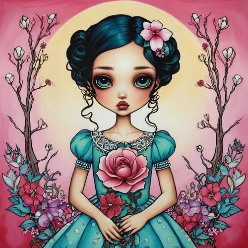 rosa 'the fairy,rose flower illustration,rosa ' the fairy,persephone,bella rosa,flower girl,rosa,rose flower drawing,rosa peace,girl in flowers,eglantine,rosebushes,flower fairy,digital illustration,dollmaker,enriqueta,sky rose,rose blossom,rosaline,blue moon rose,Illustration,Abstract Fantasy,Abstract Fantasy 10