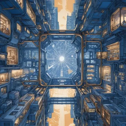 fractal environment,cern,silico,cyberview,metropolis,cybercity,Unique,Design,Blueprint