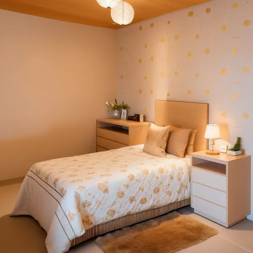 children's bedroom,bedroom,guestroom,guest room,chambre,yellow wallpaper,japanese-style room,danish room,baby room,modern room,headboards,fromental,wallcoverings,wallcovering,gournay,gold wall,bedroomed,wallpapering,wallpapered,room newborn,Photography,General,Realistic