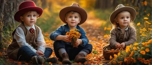 children's background,broomrape family,autumn background,happy children playing in the forest,autumn theme,boy's hats,vintage children,childs,walk with the children,autumn photo session,kids illustration,ginger family,children's fairy tale,children learning,autumn icon,autumn decoration,meadow play,autumn walk,nomadic children,little angels,Photography,General,Fantasy