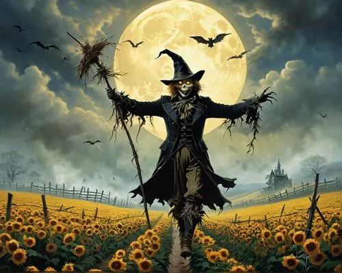 scarecrow,dance of death,halloween poster,scarecrows,scythe,helloween,witch broom,halloween background,danse macabre,celebration of witches,grimm reaper,halloween witch,haloween,murder of crows,halloween and horror,scare crow,pilgrim,halloween border,halloween illustration,grim reaper,Conceptual Art,Fantasy,Fantasy 29