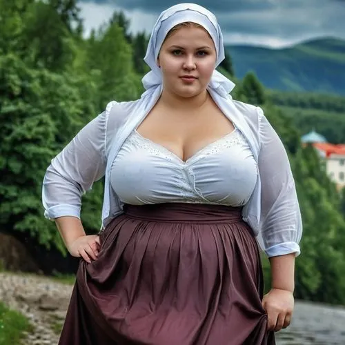 dirndl,bbw,Photography,General,Realistic