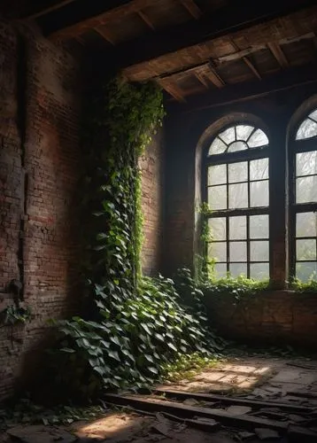 abandoned place,abandoned places,lost place,abandoned room,abandoned building,overgrowth,dandelion hall,ruin,lostplace,industrial ruin,lost places,ruins,abandoned factory,urbex,old windows,abandoned school,abandoned,ivy frame,old factory,derelict,Illustration,Retro,Retro 10