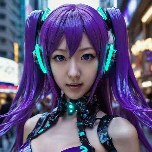 hatsune miku,vocaloid,hatsune,headphone,wireless headset,vocaloids,Conceptual Art,Sci-Fi,Sci-Fi 09