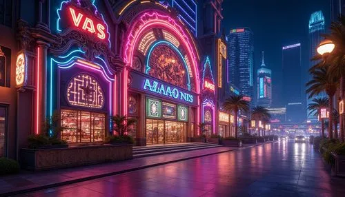 shanghai disney,macau,sansar,luxehills,shanghai,citywalk,jbr,hollycp,guangzhou,fantasy city,dubai,cinema 4d,neon sign,storefronts,macao,shopping street,nakheel,arcade,cybercity,neon arrows,Photography,General,Realistic