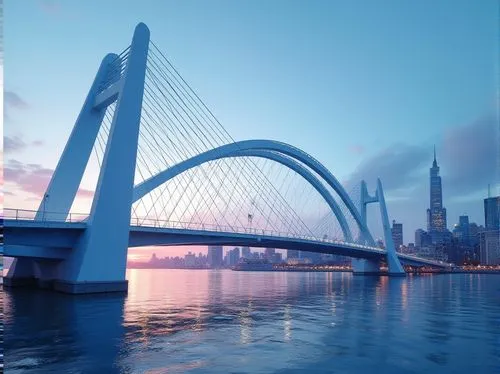 cable-stayed bridge,heart of love river in kaohsiung,huangpu river,han river,qingdao,guangzhou,pudong,rainbow bridge,anzac bridge,tangshan railway bridge,chongqing,haikou city,hanjiang,wanzhou,chunjiang,hengqin,huizhou,calatrava,zhanjiang,nanning,Photography,General,Realistic