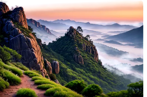 huangshan,huangshan mountains,hushan,laoshan,quartz sandstone peak woodland landscape,landscape background,mountainous landscape,mountain scene,mountain landscape,xiangshan,guishan,zhangjiagang,huashan,zhangjiajie,lushan,yuanshan,qinshan,qiongshan,zhanshan,fantasy landscape,Conceptual Art,Daily,Daily 01