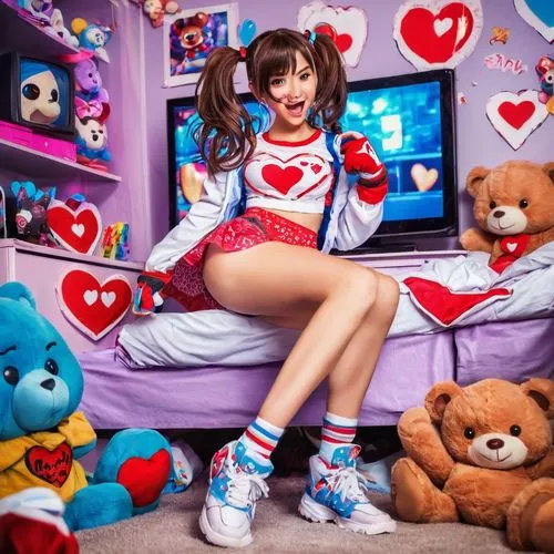 hearts 3,sanrio,heart candy,mabel,3d teddy,valentyna,dva,kawaii girl,hearts,puffy hearts,japanese kawaii,minnie mouse,kyary,aihua,snh,xiaofu,valentine pin up,xiaolu,pamyu,heart candies,Conceptual Art,Fantasy,Fantasy 26