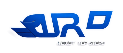 Next Step logo, modern, minimalistic, simple shape, bold font, blue and white color scheme, glossy finish, 3D rendering, low-angle shot, centered composition, subtle gradient effect, clean lines, futu