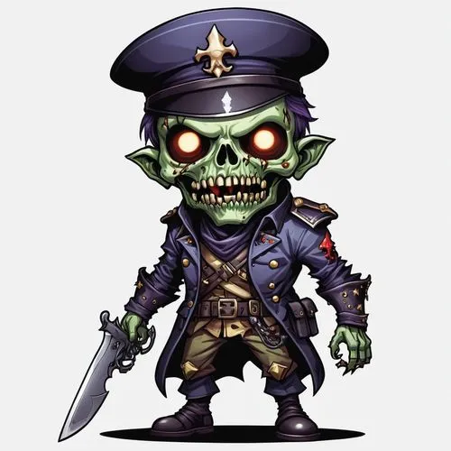 undead warlock,paizo,skotnikov,green icecream skull,lechuck,hobgoblins,Illustration,Abstract Fantasy,Abstract Fantasy 11