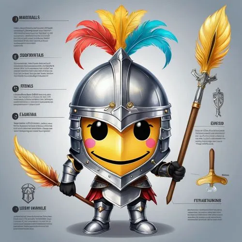 knightly,knighten,pubg mascot,knight armor,whitelocke,tucan,Unique,Design,Infographics