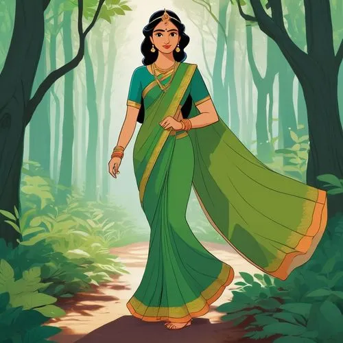 shakuntala,arundhati,draupadi,manorama,krishnaveni,inara,Illustration,Vector,Vector 03