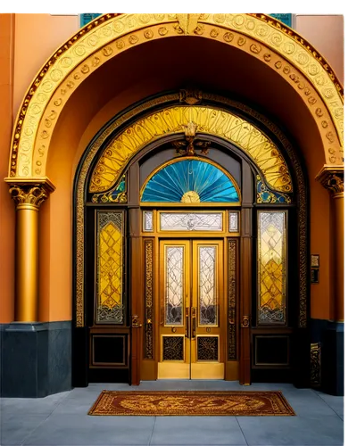 front door,art nouveau design,main door,doors,art nouveau,metallic door,revolving door,house entrance,portal,doorway,iron door,art deco,gold stucco frame,entry,hinged doors,the door,steel door,door,entrance,ballroom,Art,Artistic Painting,Artistic Painting 03