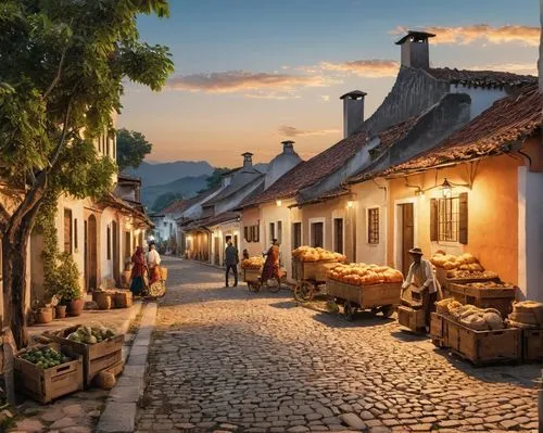 sibiu,szentendre,the cobbled streets,sighisoara,radovljica,medieval street,Photography,General,Realistic