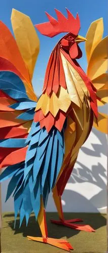 phoenix rooster,cockerel,paper art,guacamaya,griffon bruxellois,patung garuda,garuda,eagle vector,an ornamental bird,rooster,bird png,png sculpture,perico,piñata,chicken bird,shuttlecock,redcock,vintage rooster,feathered race,scarlet macaw,Unique,Paper Cuts,Paper Cuts 02