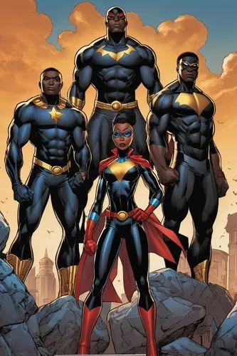 superfamily,ultimates,superheroic,supermen,superboy,wakanda,Illustration,American Style,American Style 13