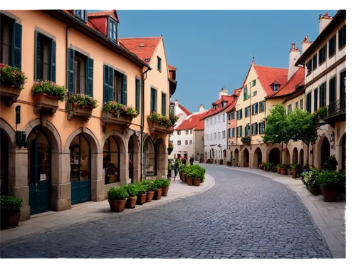 rothenburg,erfurt,freiburg,bamberg,the cobbled streets,esslingen,sigmaringen,hildesheim,nuremberg,rhineland palatinate,wissembourg,tübingen,biberach,new-ulm,regensburg,freiburg im breisgau,medieval street,styria,unterer marktplatz,munich,Illustration,Black and White,Black and White 21