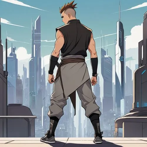 daken,sokka,hulkling,hayner,shatterstar,dauntless,Illustration,Japanese style,Japanese Style 06